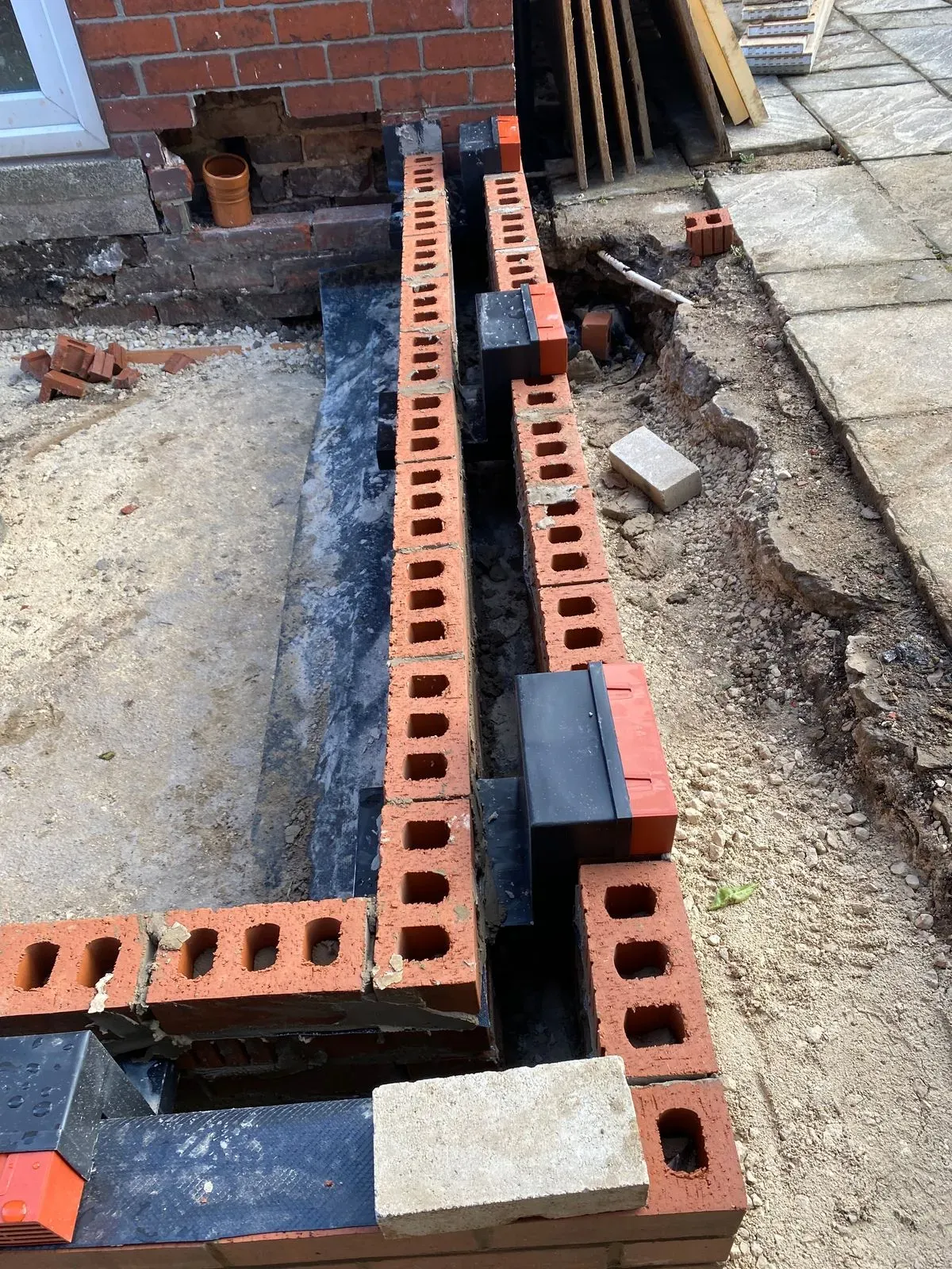Foundation work image background image