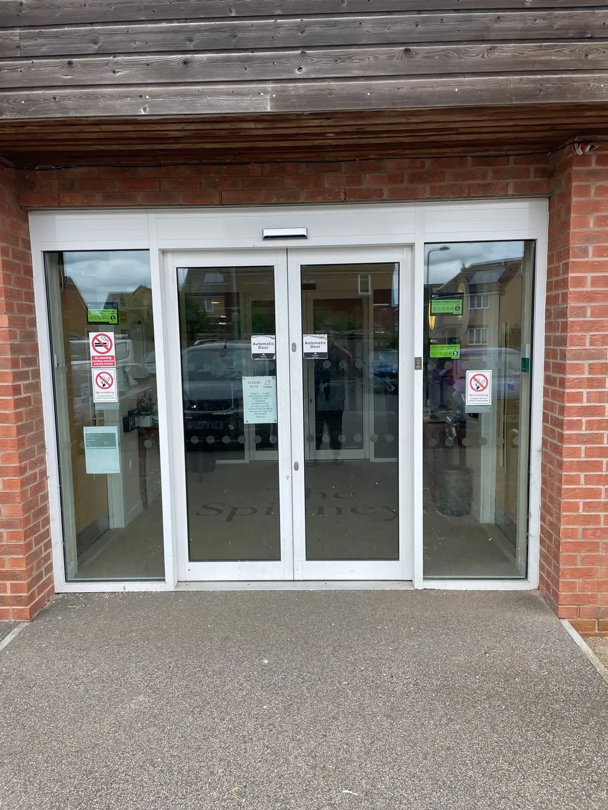 Maintenance of automatic doors image background image