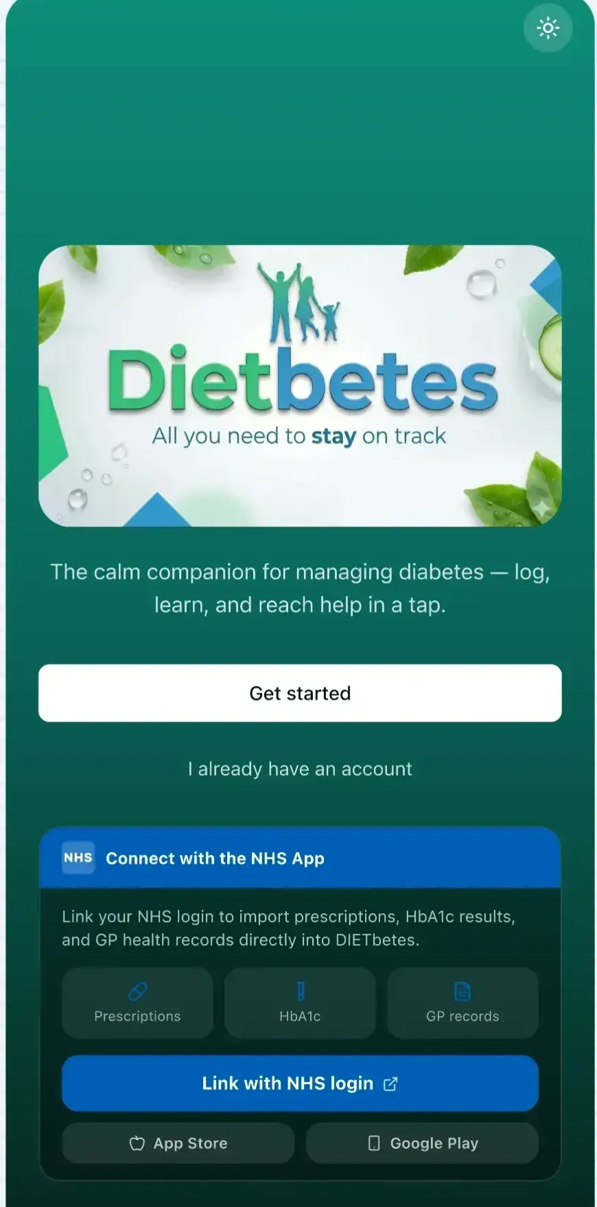 Subscription to App image background image