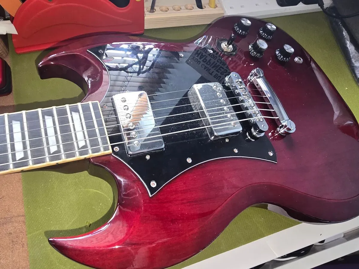 Chibson SG Re-fret and various upgrades