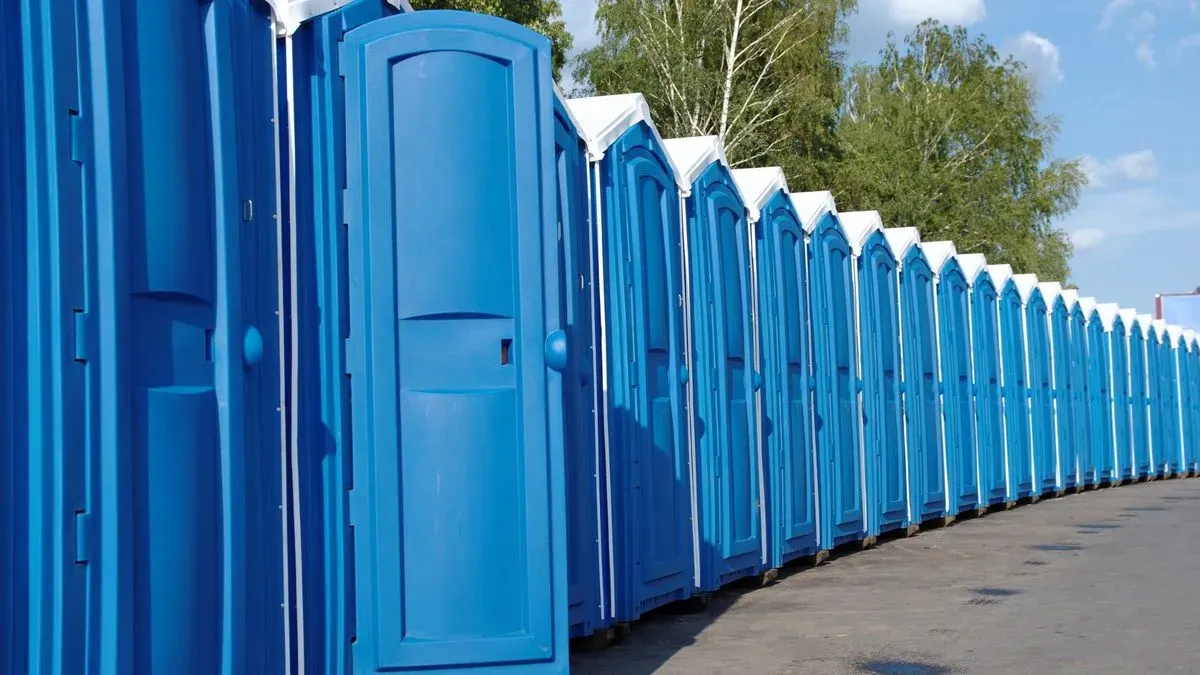 Patrick's Potties team delivering toilets in Crowborough