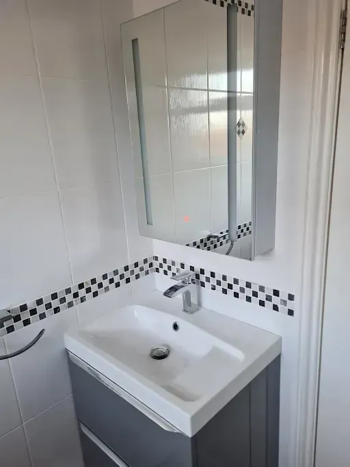 Bathroom fixtures being repaired in St Leonards-on-Sea
