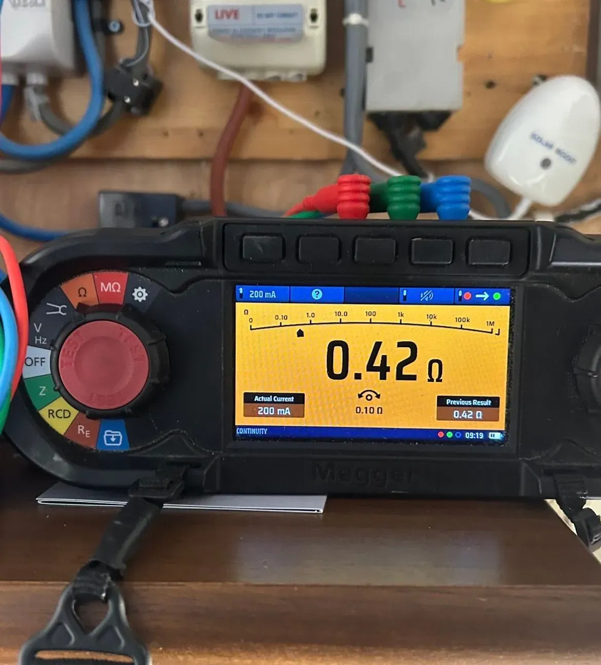 Rewiring a living room in a Motherwell house