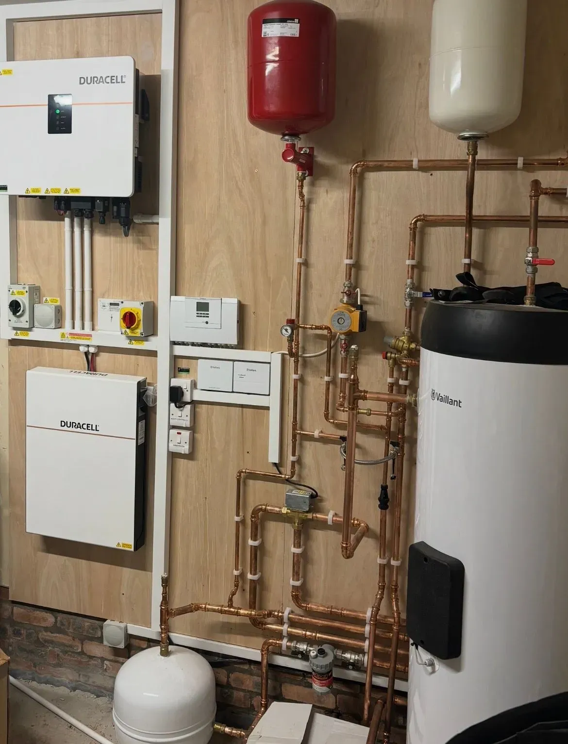 Modern electrical system installation in Motherwell.