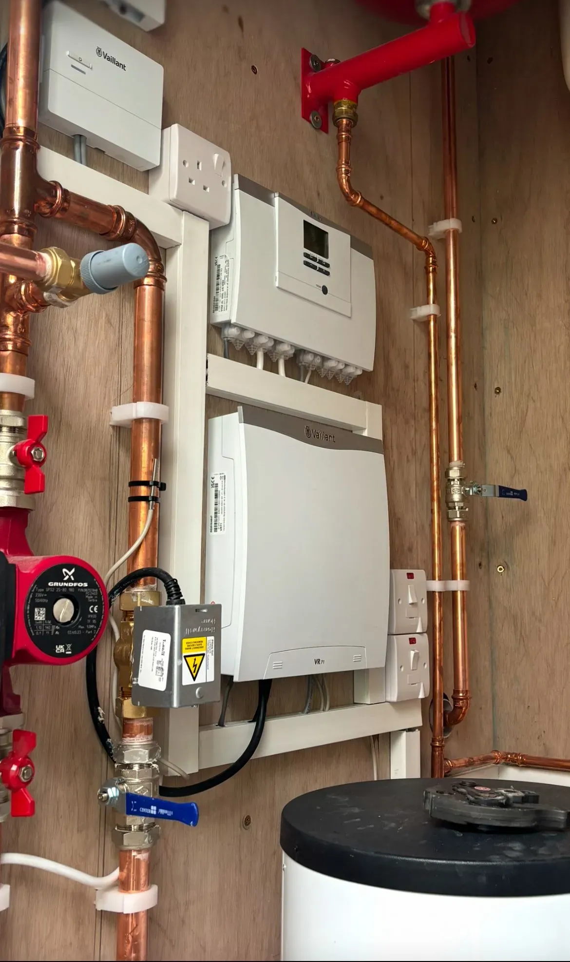 Motherwell home during electrical system upgrade.