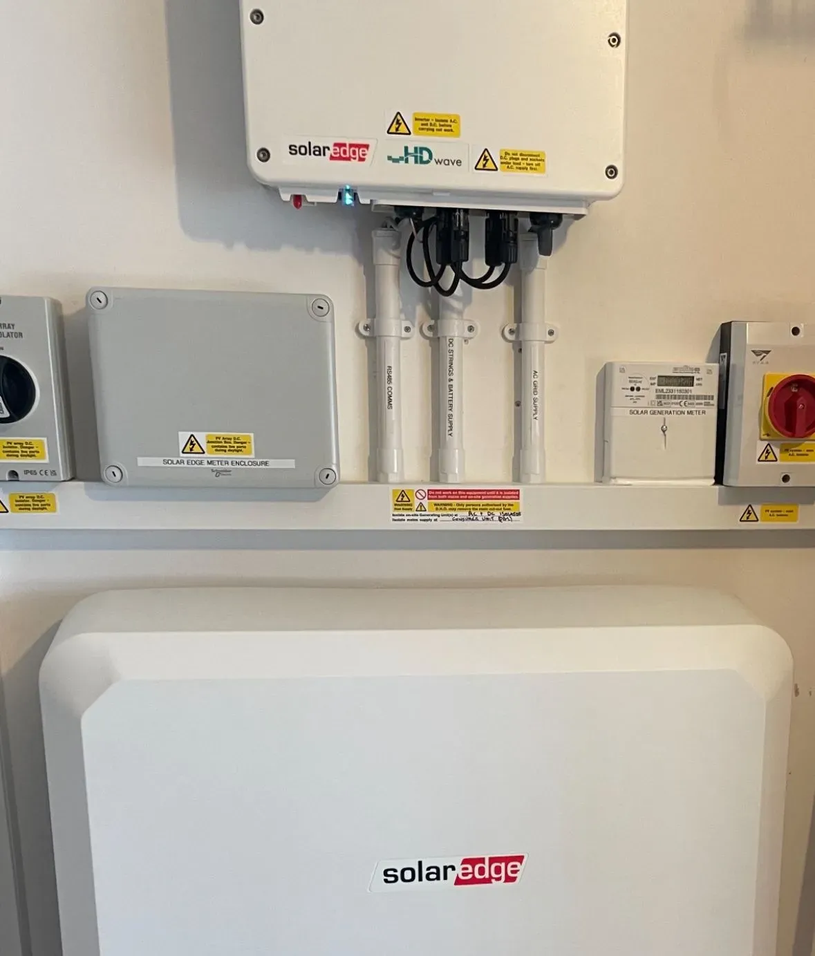 Battery Storage Installation image background image