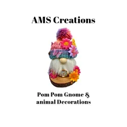 AMS Creations  - Pom Pom Gnome and Animal Decorations  logo