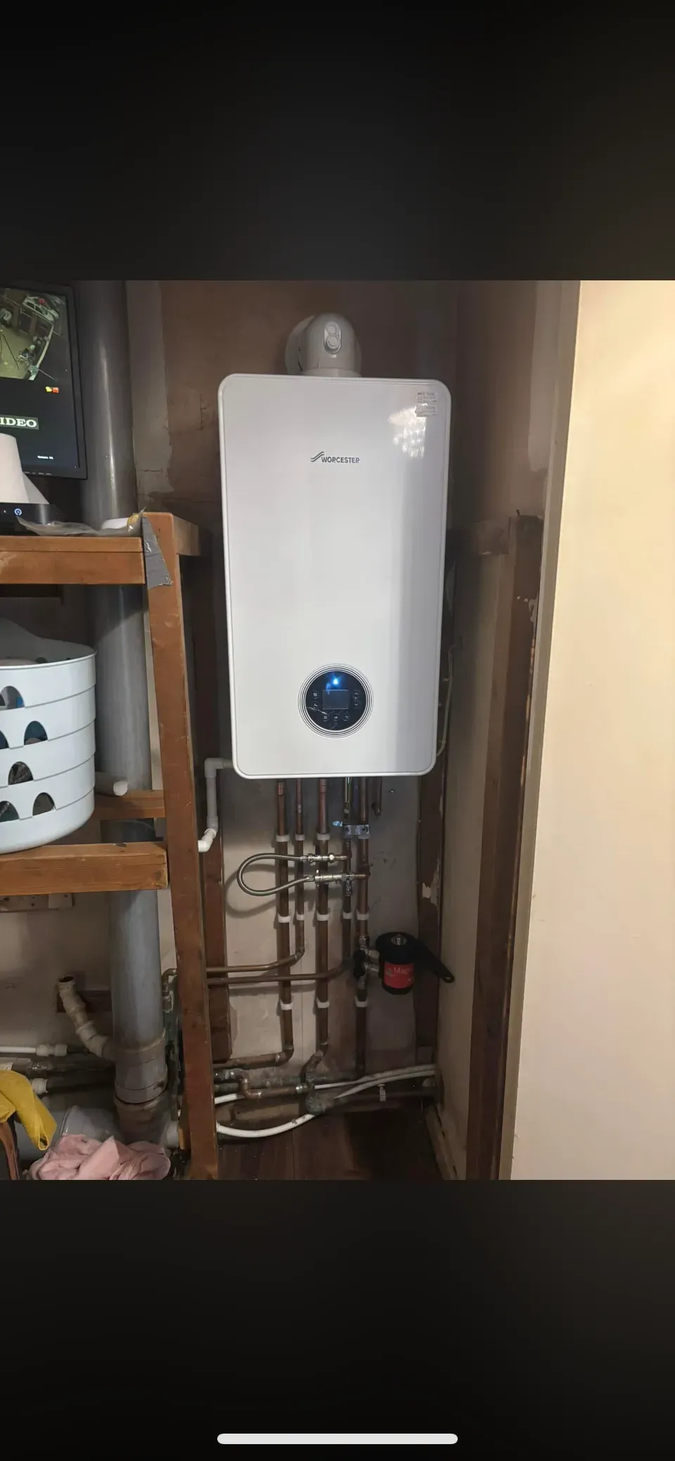 New boiler installation in residential airing cupboard | Oakdale and surrounding areas | 