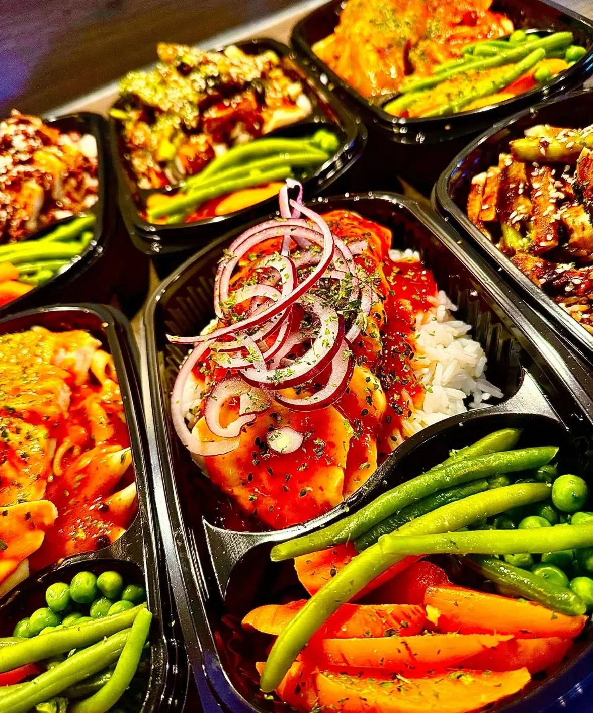 Canapé catering image background image