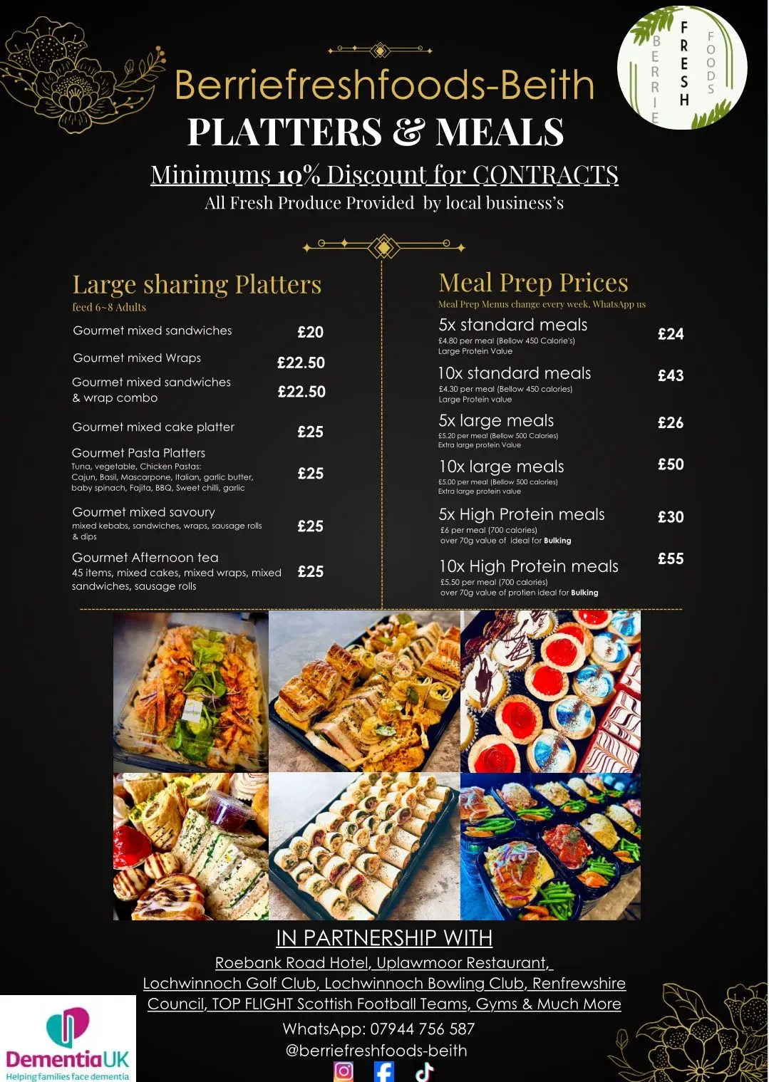 Themed catering image background image