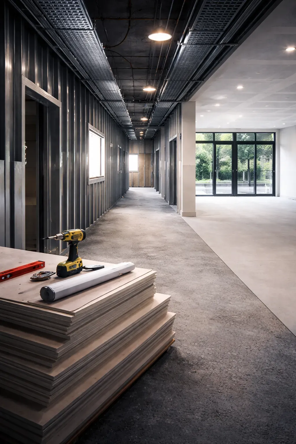 Drylining image background image