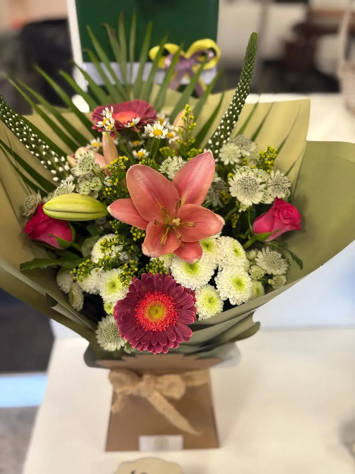 Birthday flowers image background image