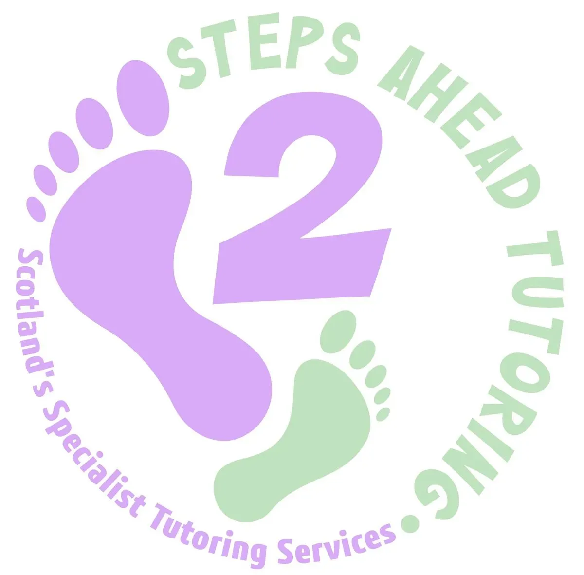 2 Steps Ahead Tutoring logo