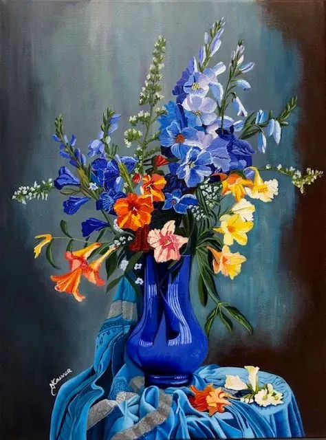 Colourful Bouquet collection background image