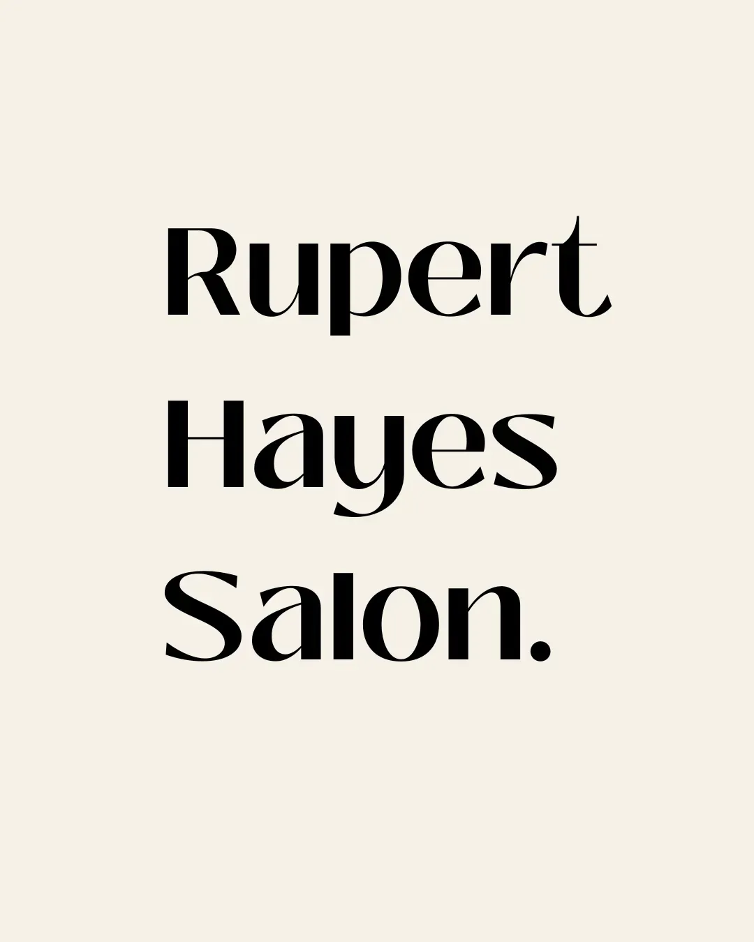 Rupert Hayes Salon logo