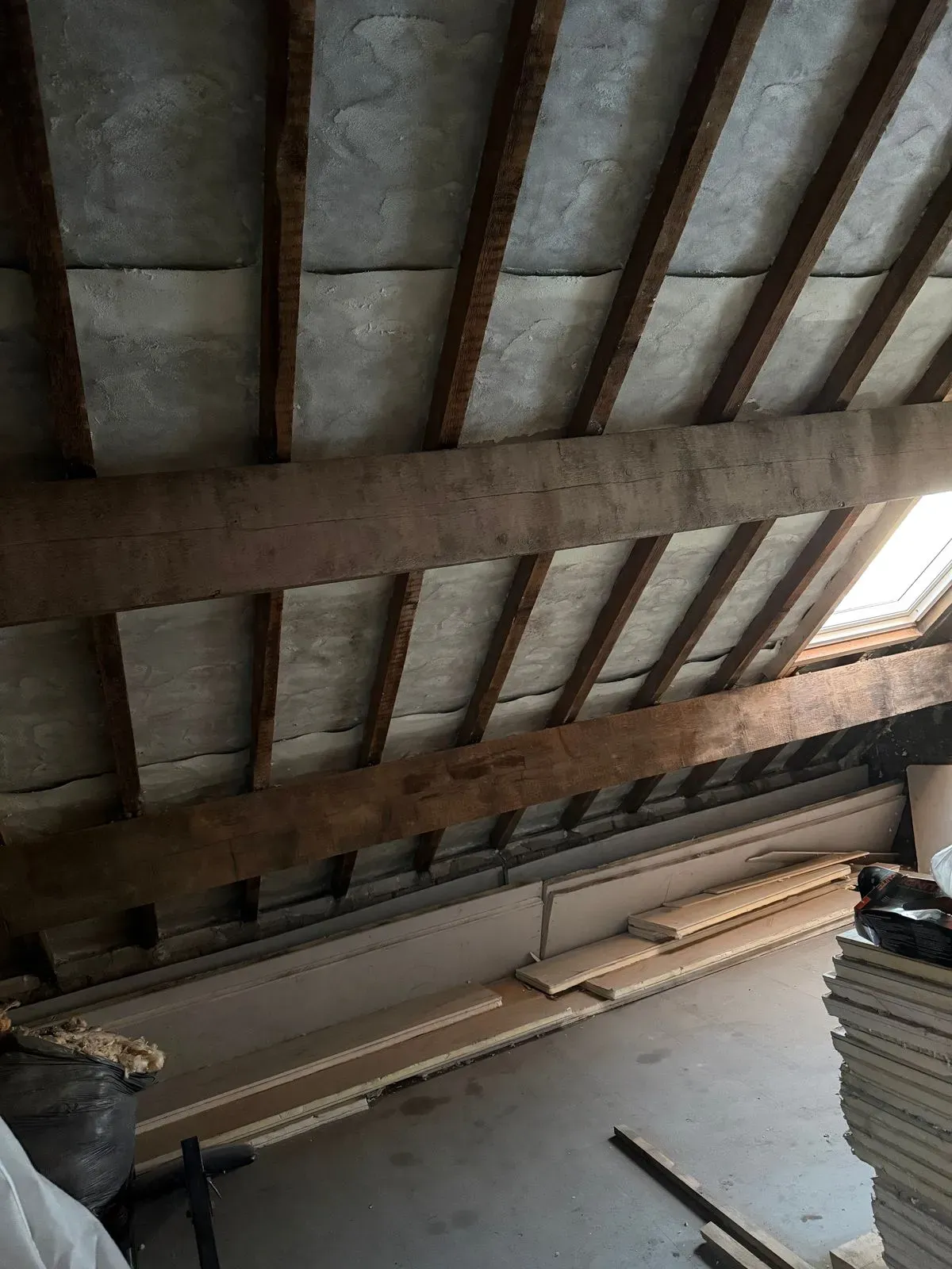 Timber rafter wood treatment  image background image