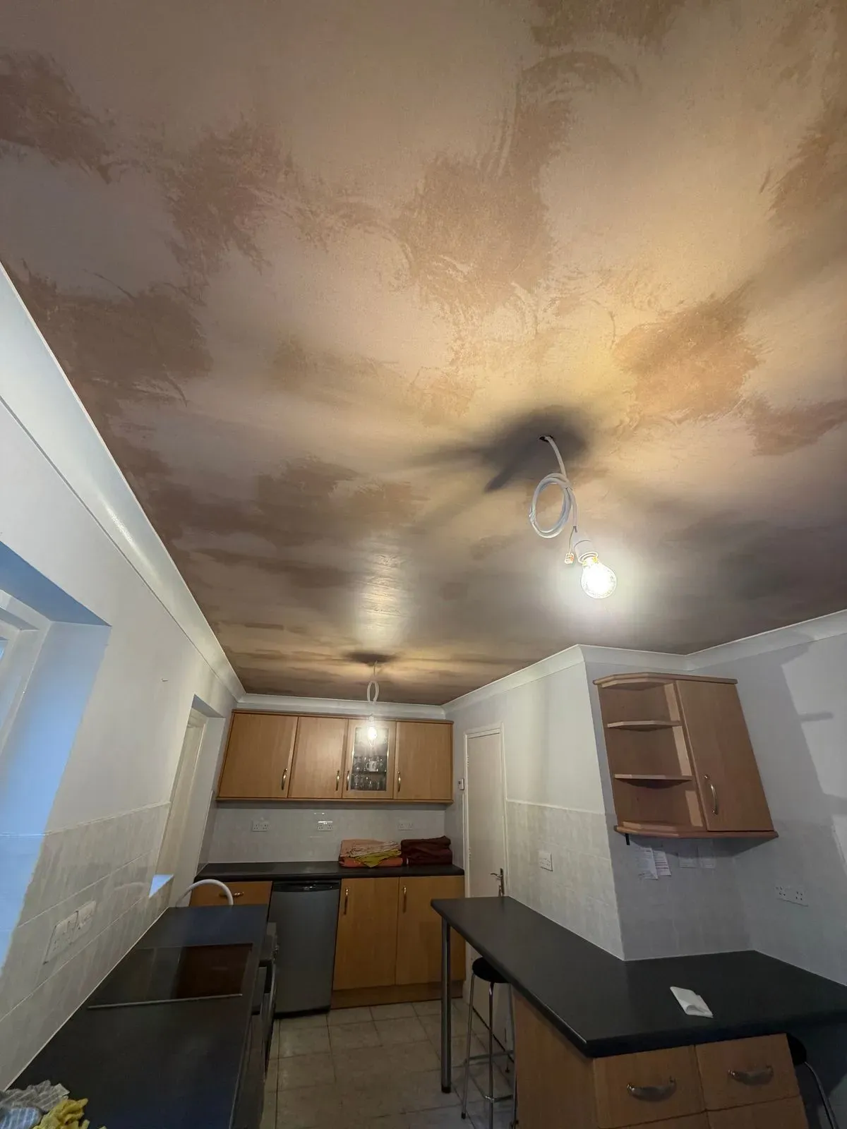 Ceiling repair image background image