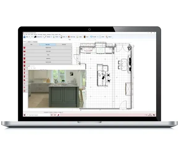 Kitchen design image background image