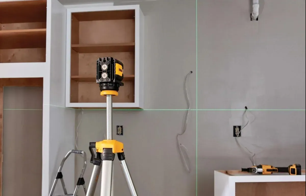 Cabinet installation image background image