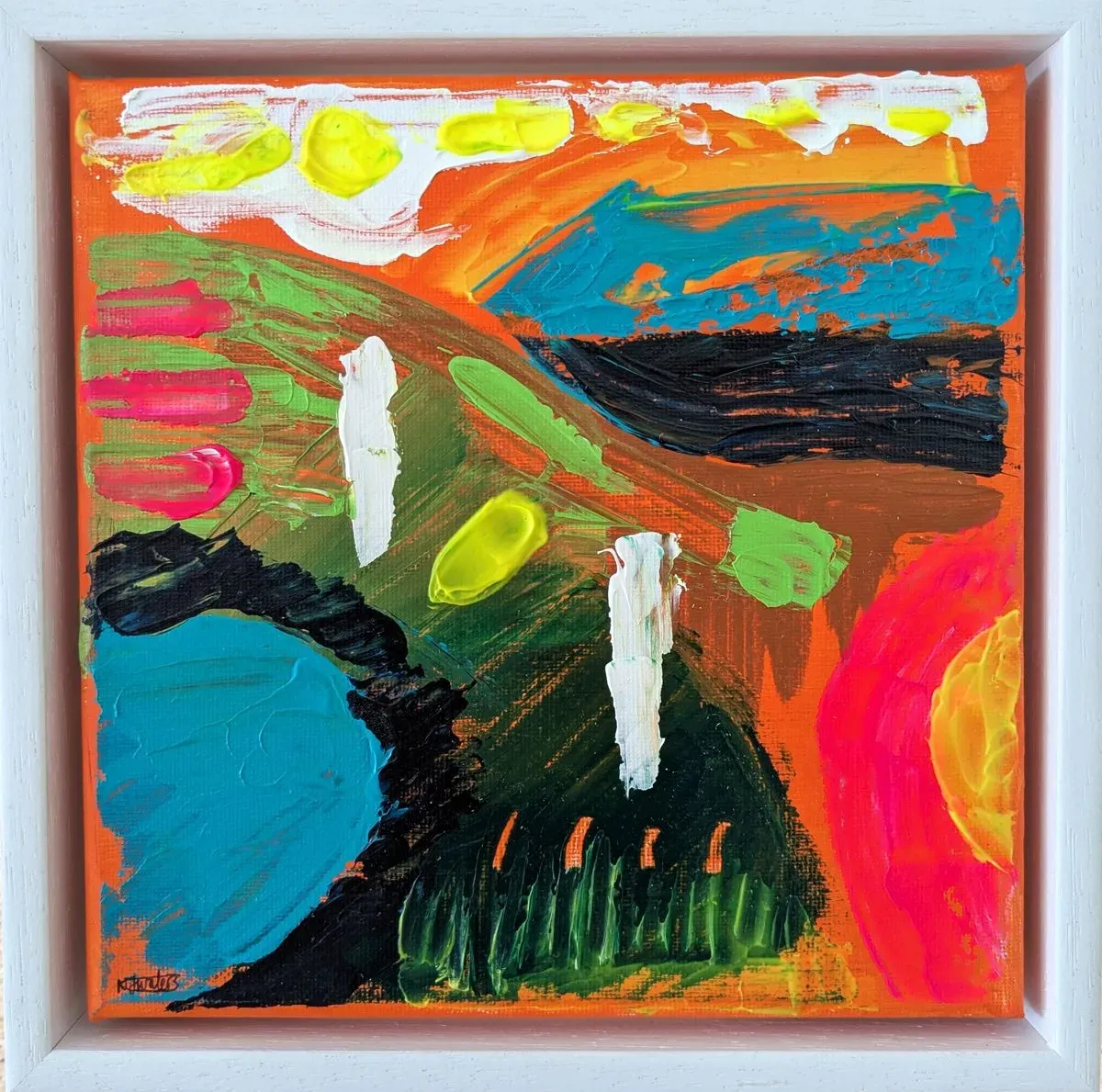 Abstract Landscape Painting collection background image