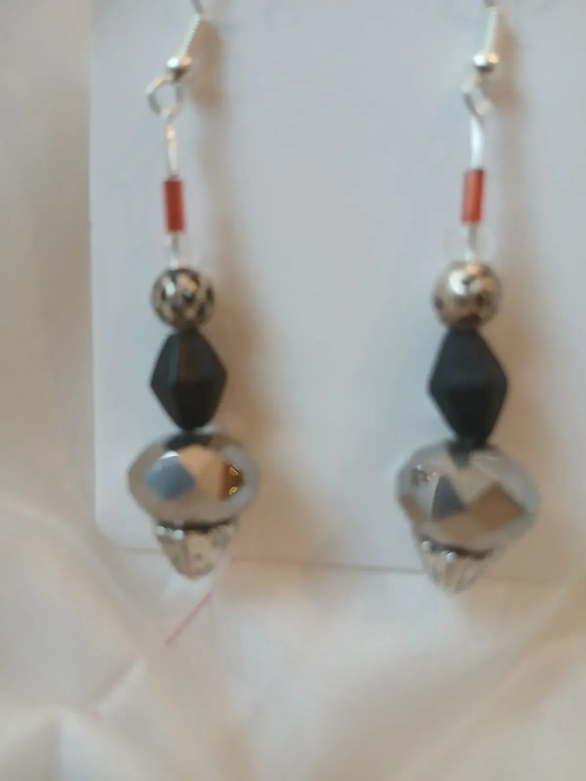 Black & silver bead thumbnail image