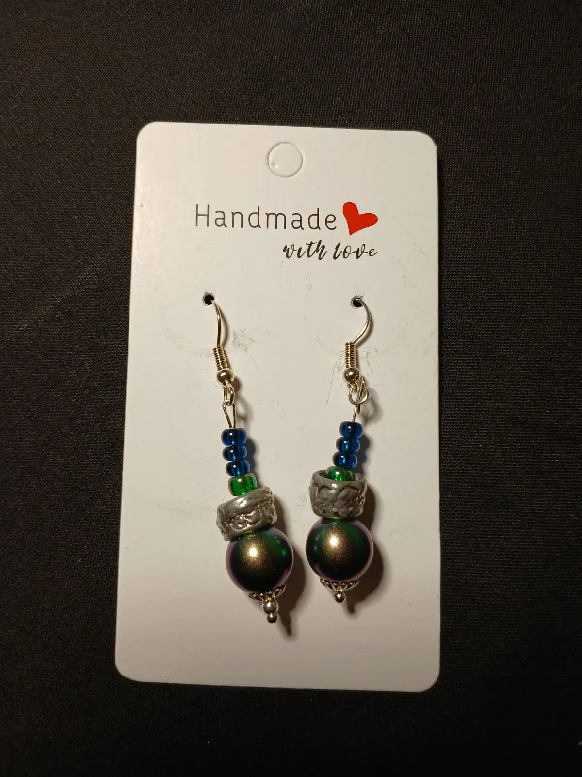 Blue round bead thumbnail image