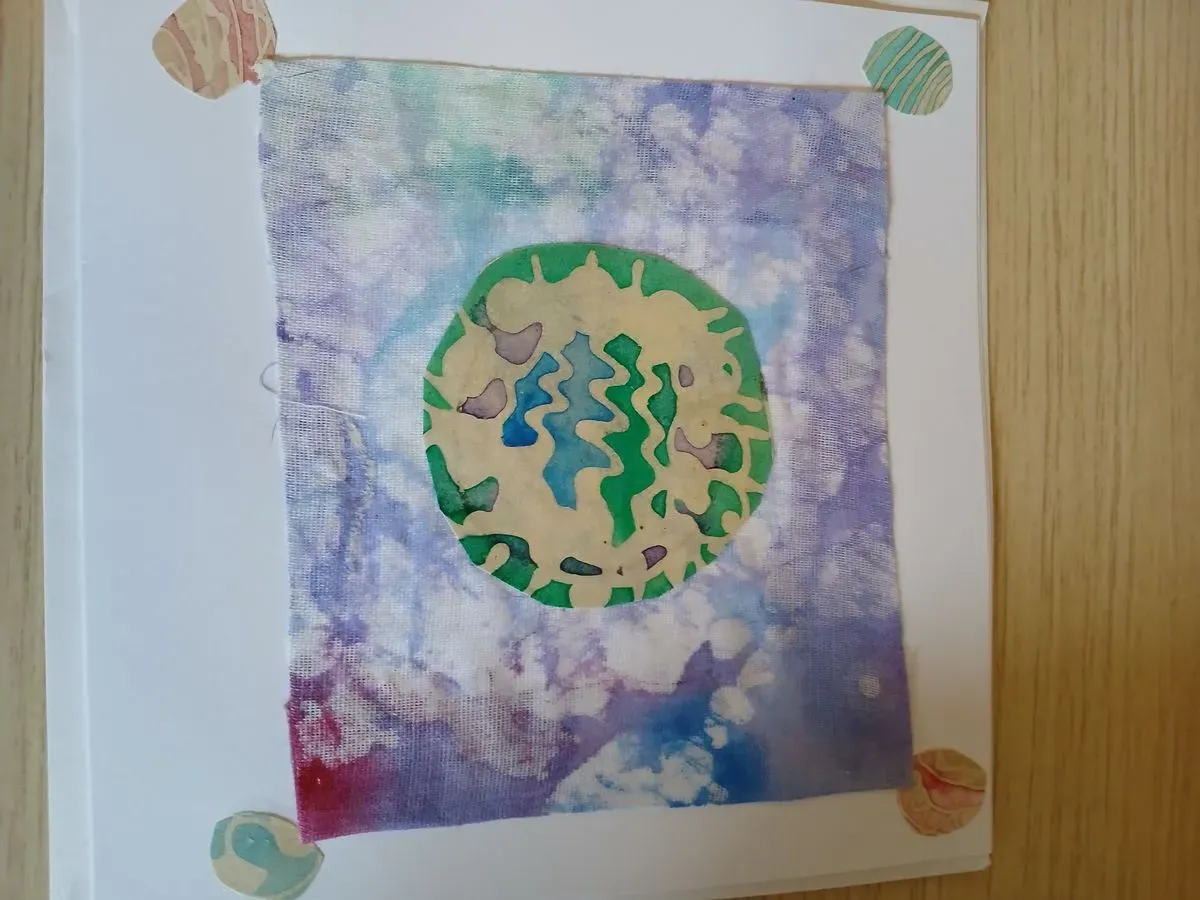 Lilac Batik card thumbnail image