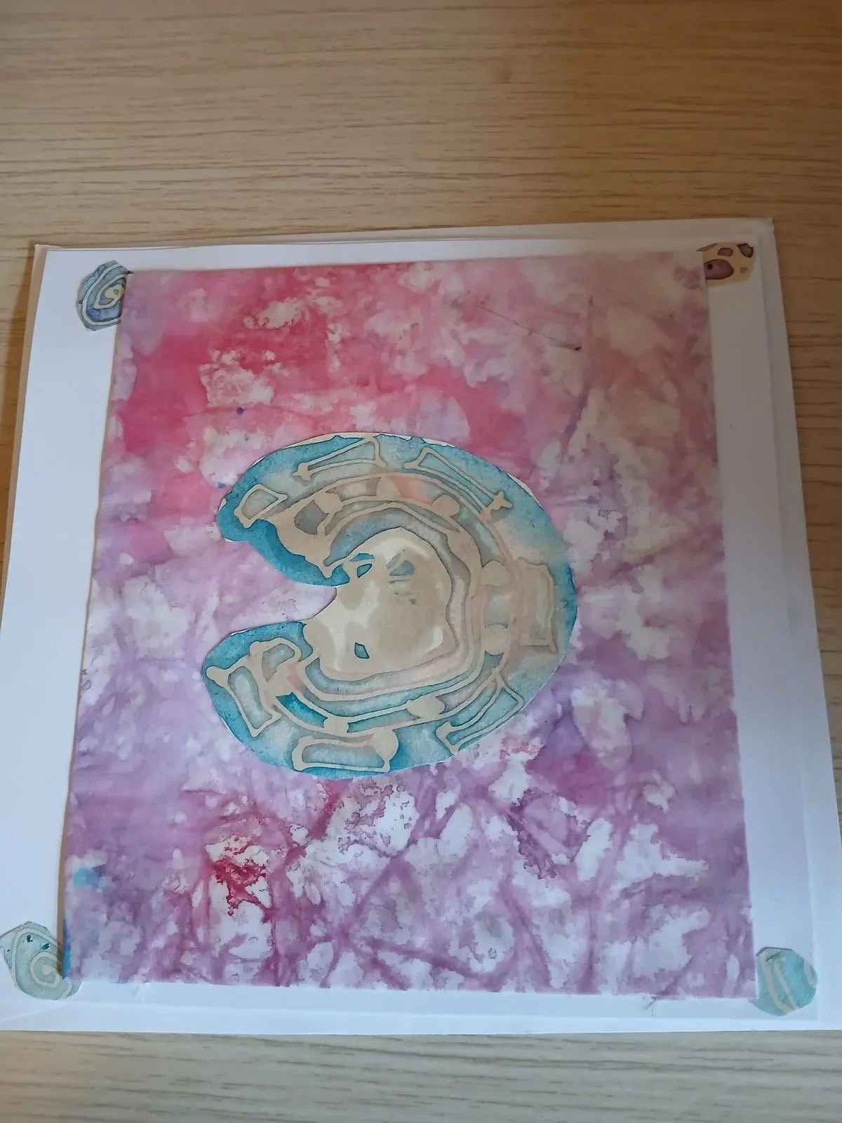 Pink Batik card (2) thumbnail image