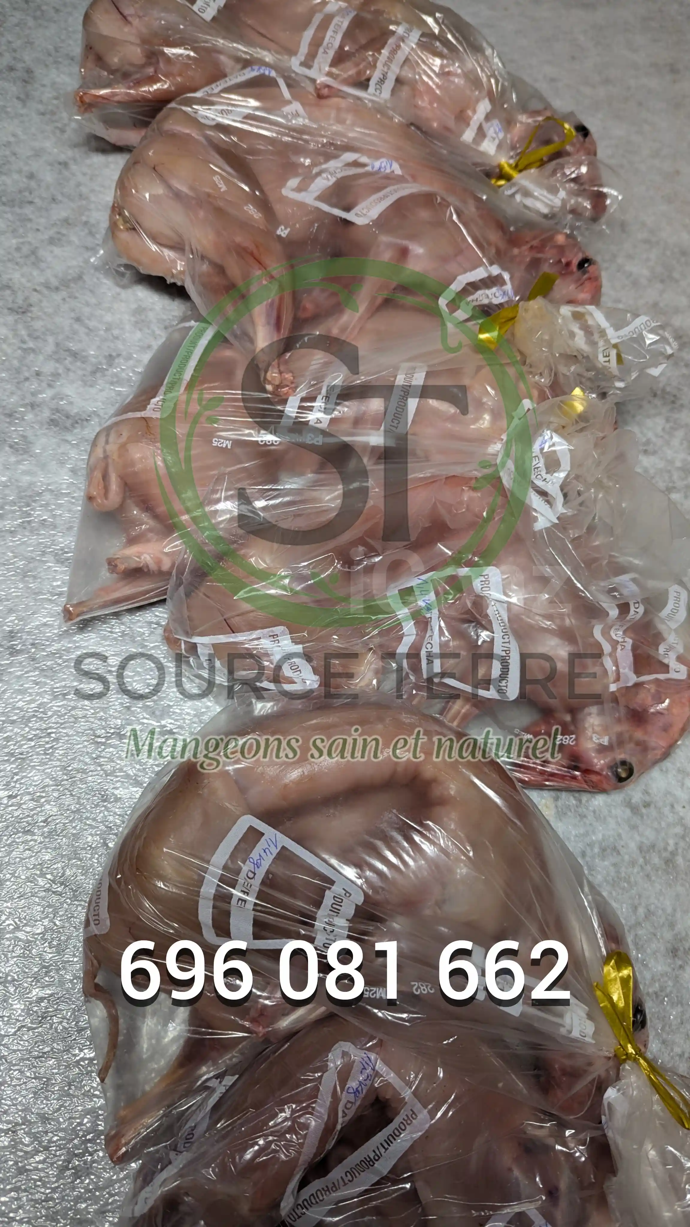 Lapin entier nettoyé - Rabbits - Yaounde 2
