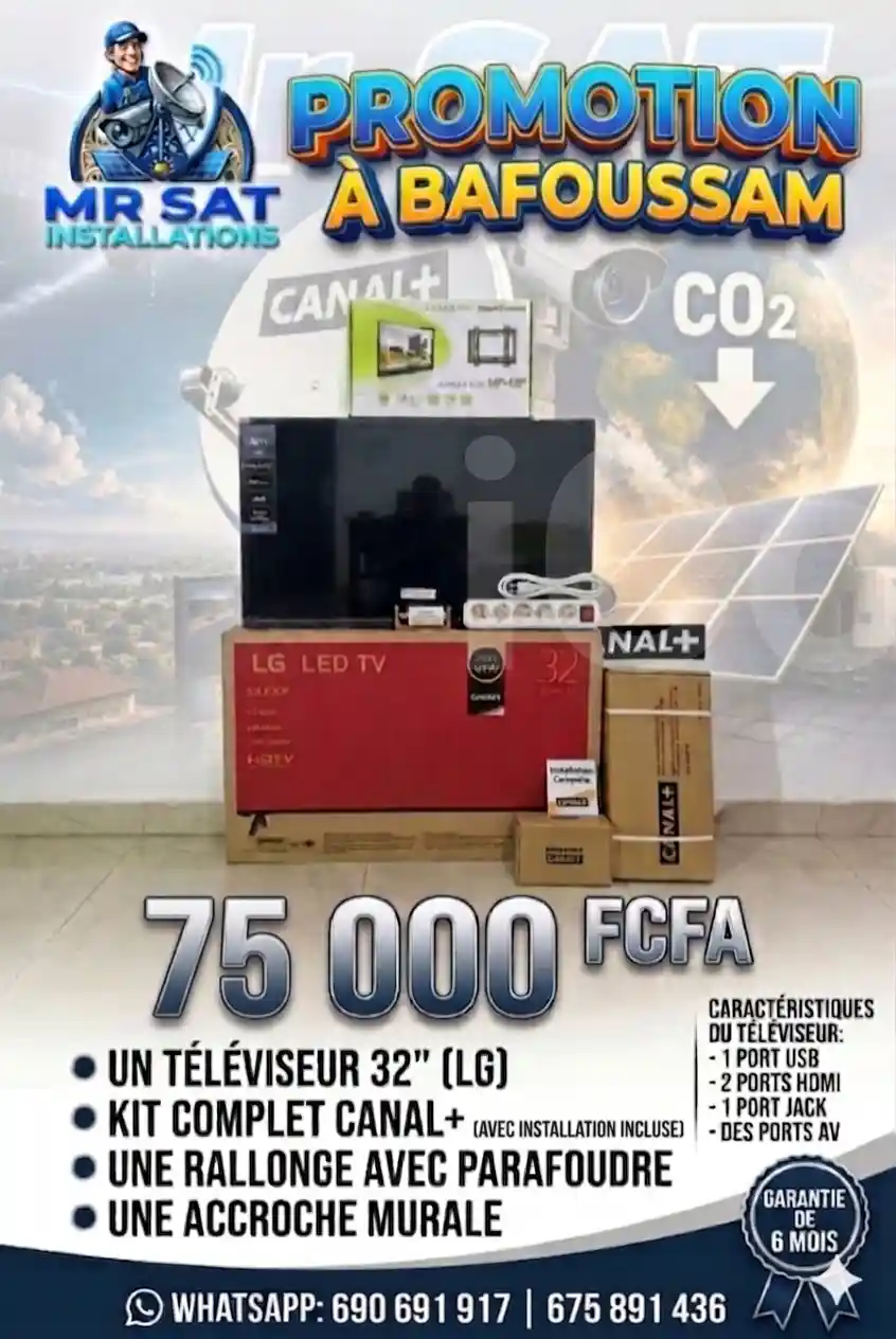Écran LG avec Kit complet - LED - Bafoussam 2