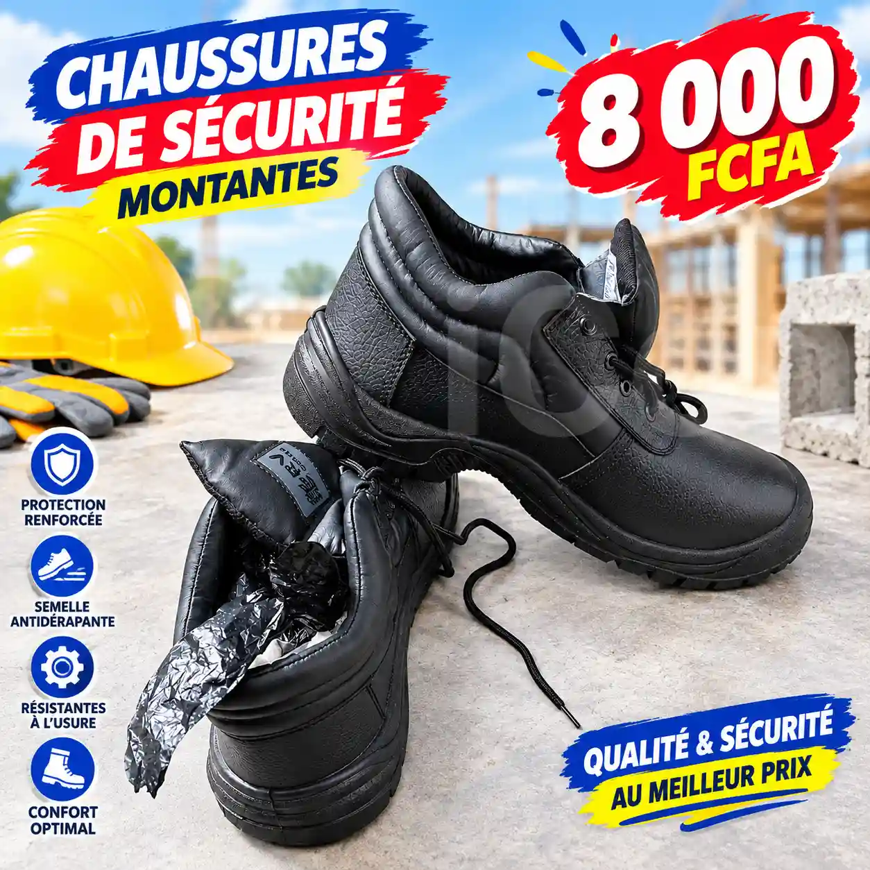 Chaussures Sécurité - Unisex - Douala