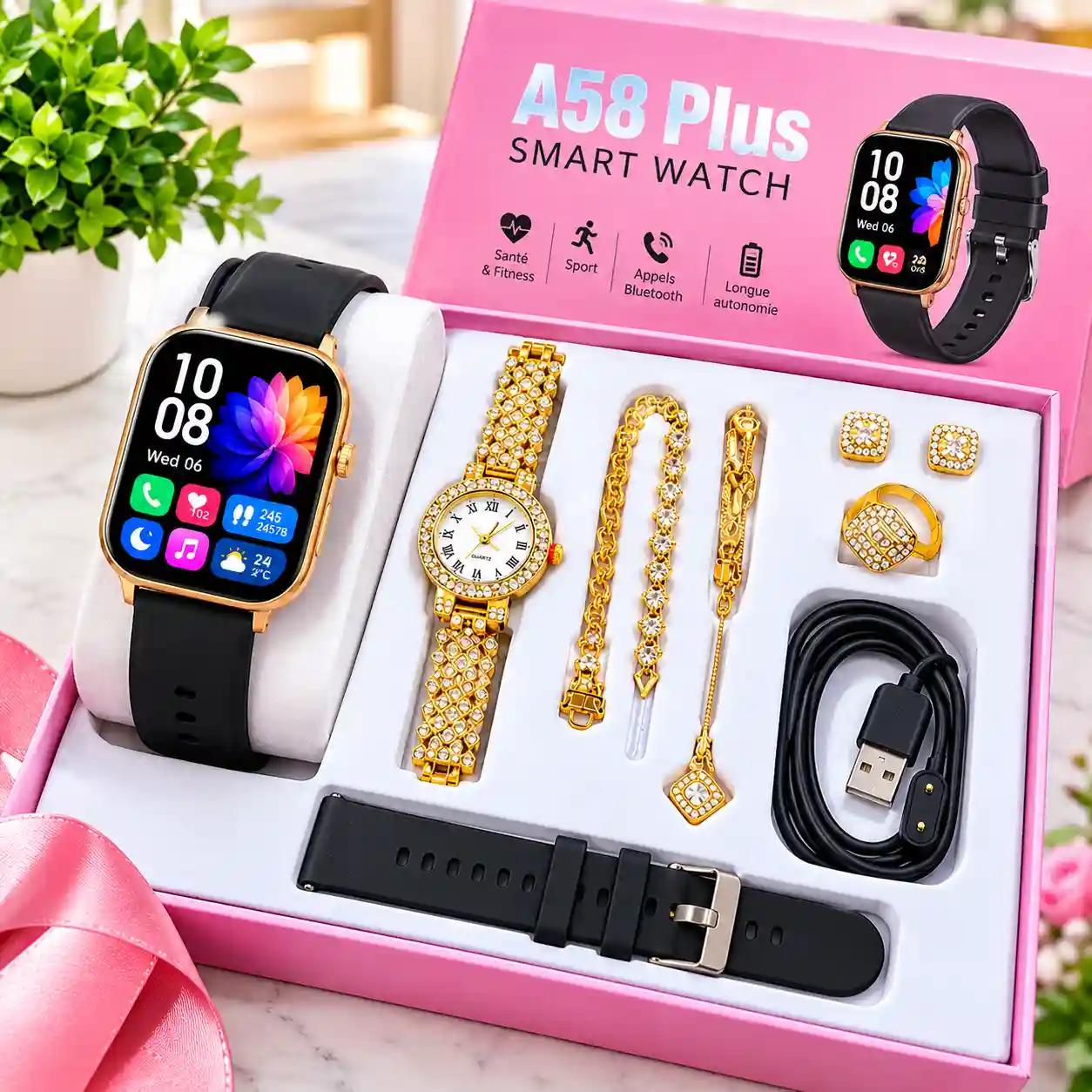Montre Connectée Femme - Women’s - Douala