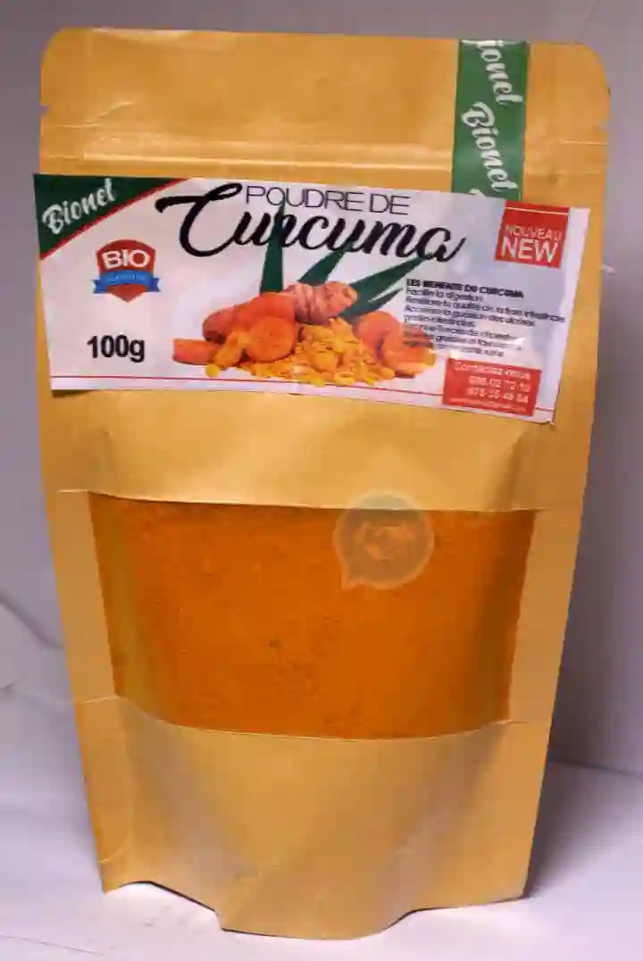 Poudre de curcuma 100g - Turmeric - Yaounde