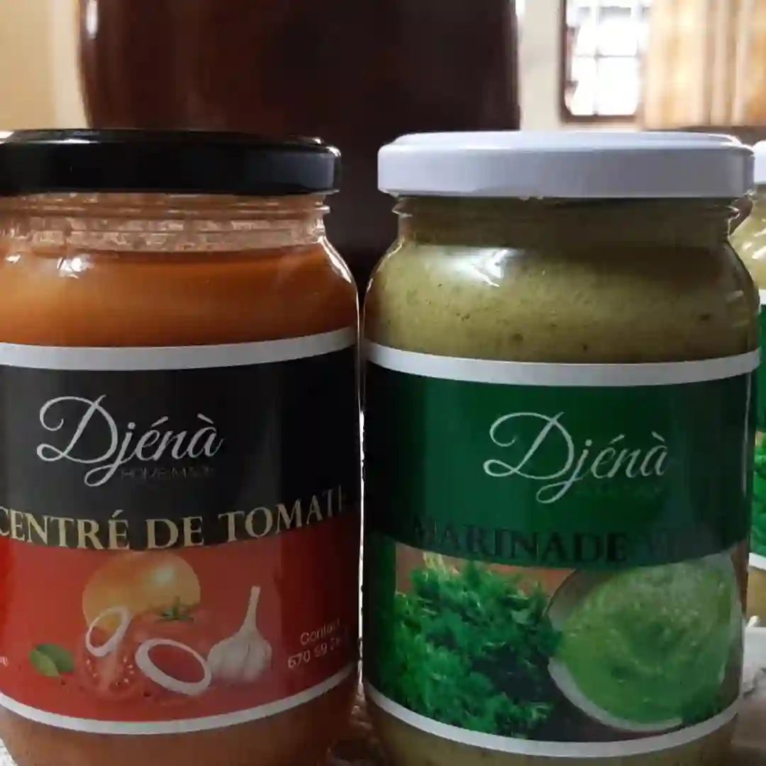 DJÉNÀ HOME MADE Marinade verte - Green sauces - Douala 3