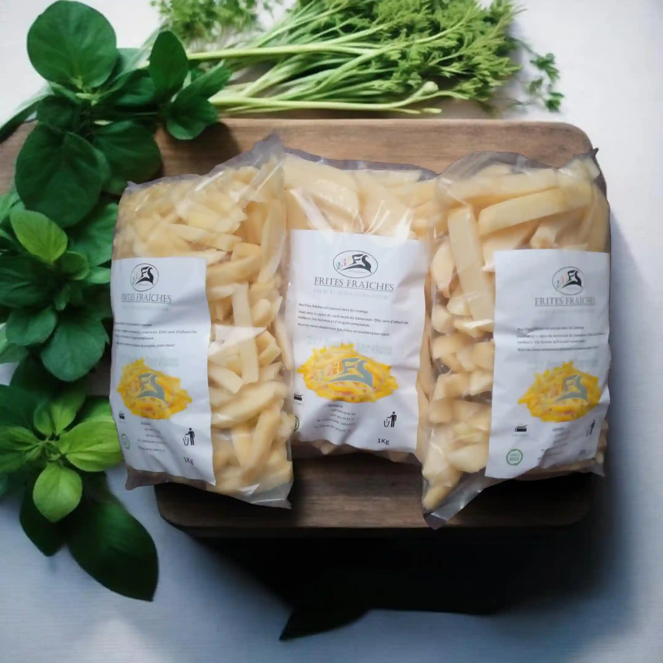 Pommes crues et découpées - Potato - Douala 3