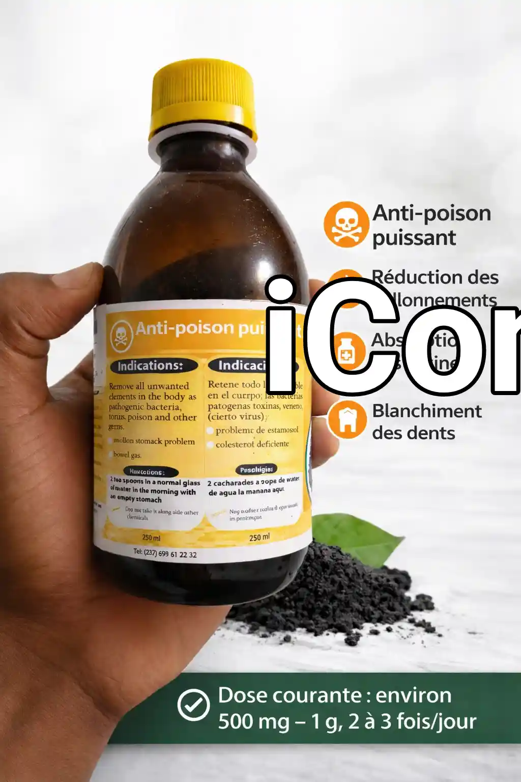 CHARBON VÉGÉTAL ACTIVÉ - Detox Cleanses - Yaounde 2