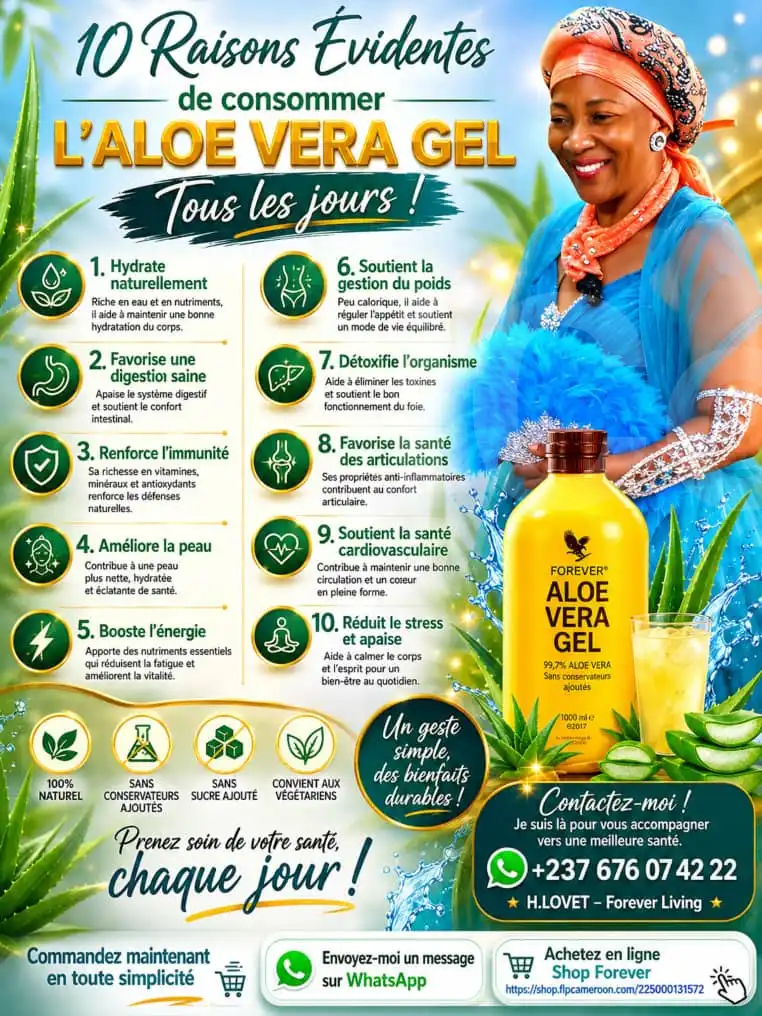 Forever aloe vera gel - Detox Cleanses - Douala 2