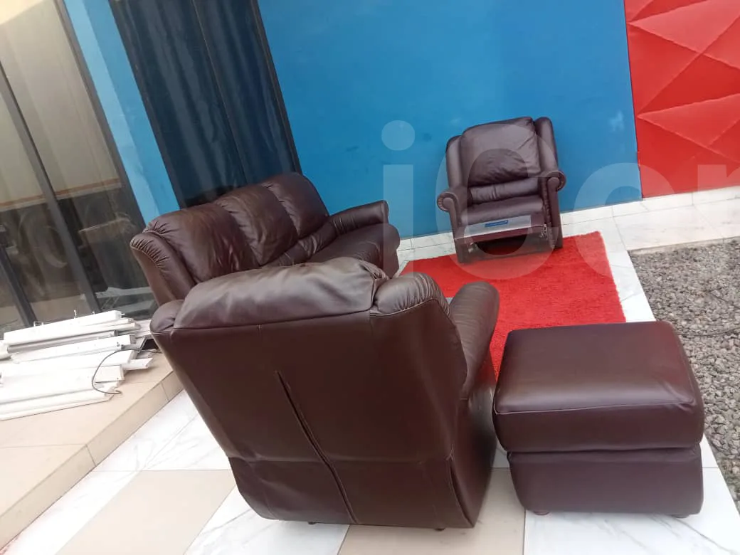 Salon en cuir eds54 - Other - Douala 2