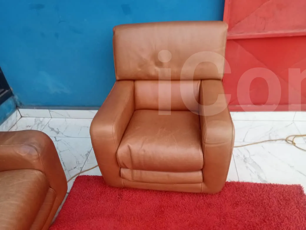Salon en cuir afd45 - Other - Douala 3