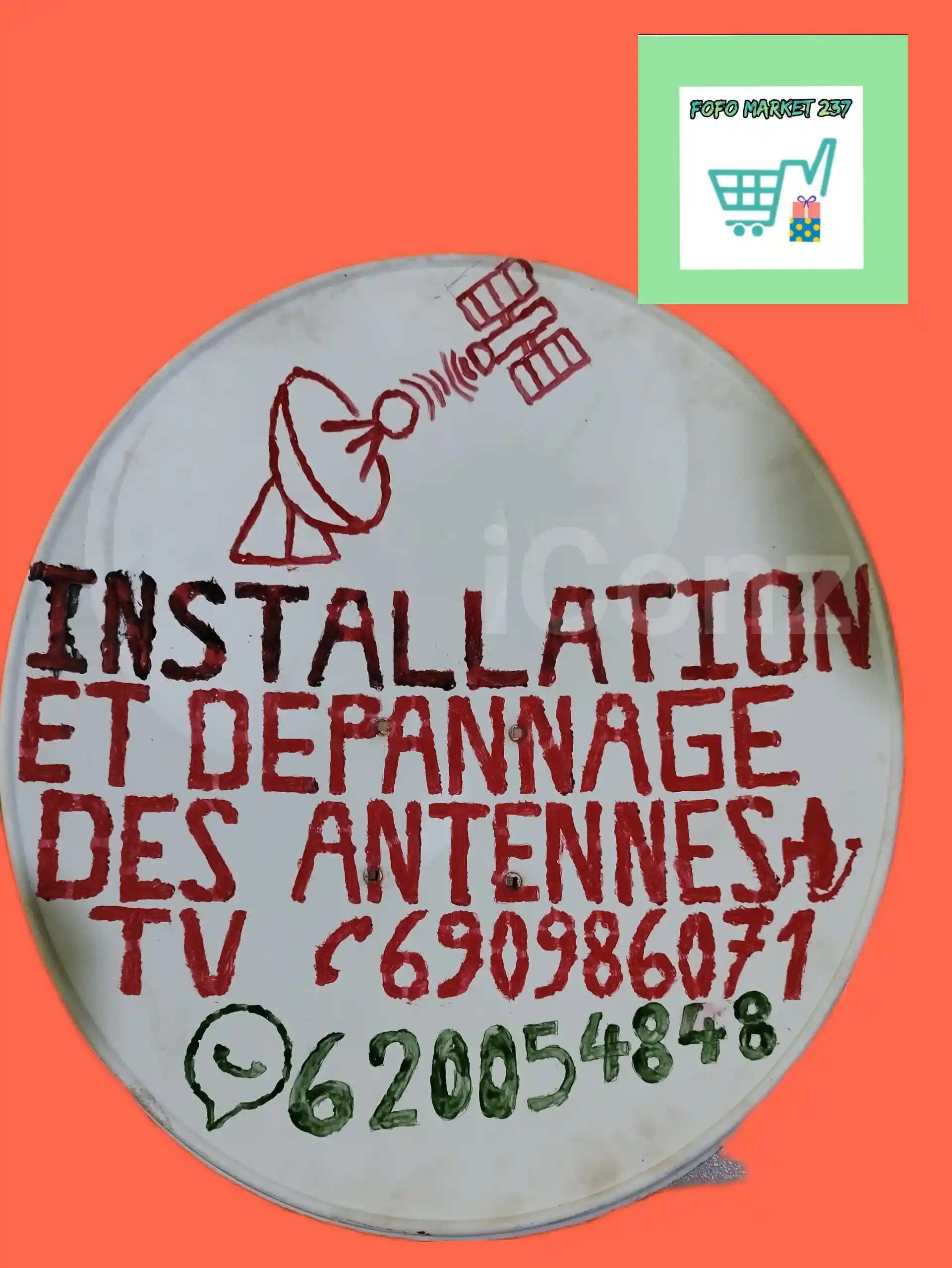 Maintenance Paraboles TV - Yaounde 2
