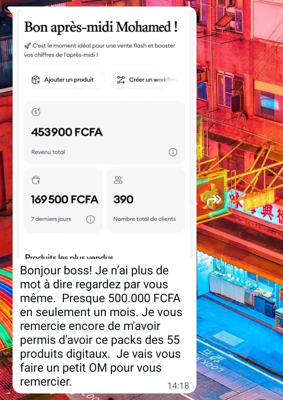 50 produits digitaux - Training - Douala 3