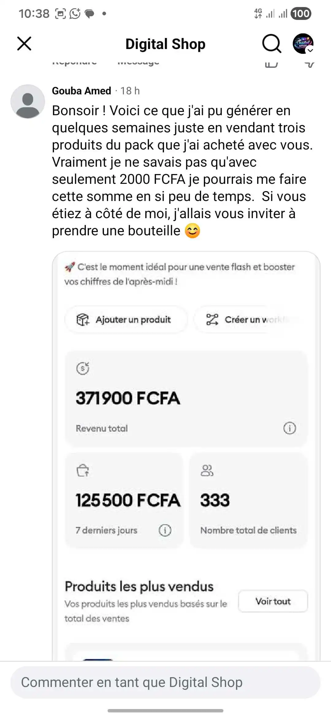 50 produits digitaux - Training - Douala 4