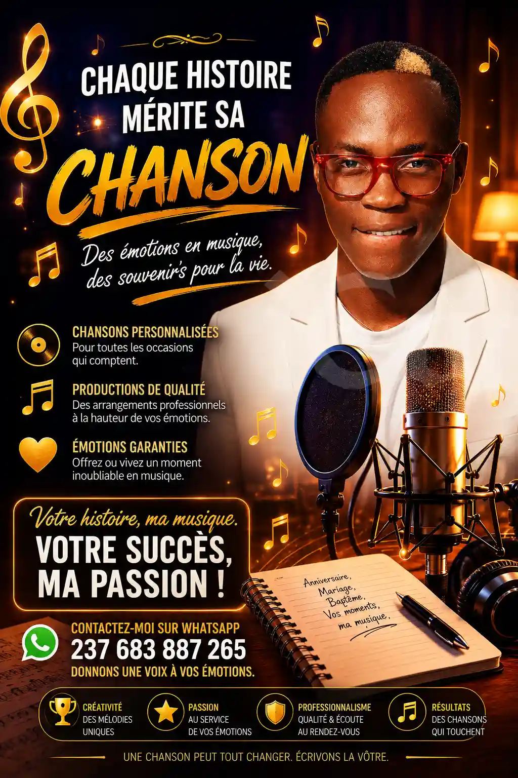 Chansons personnalisées - Touboro 2