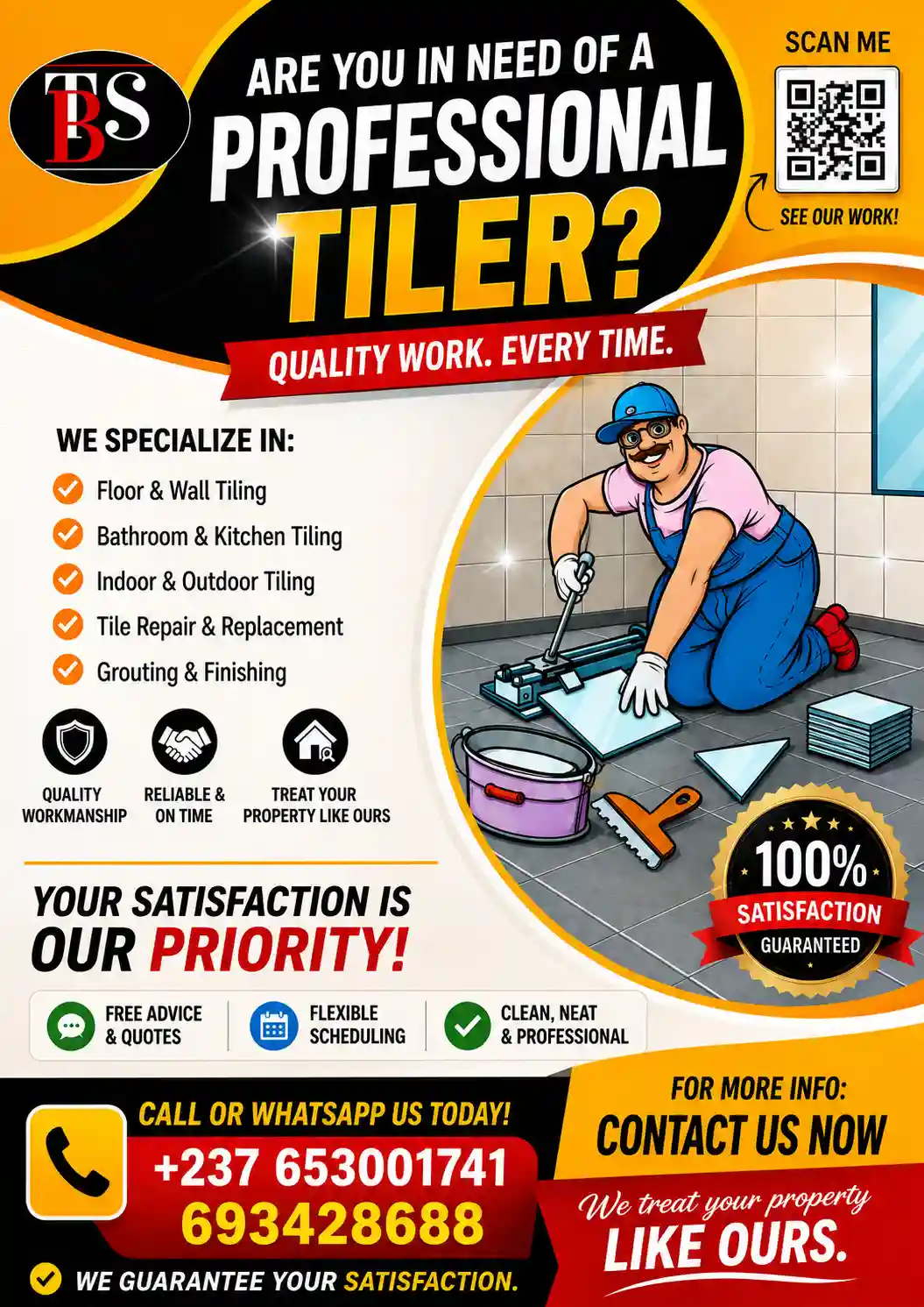 Wall and Floor Tiler - Limbe 2