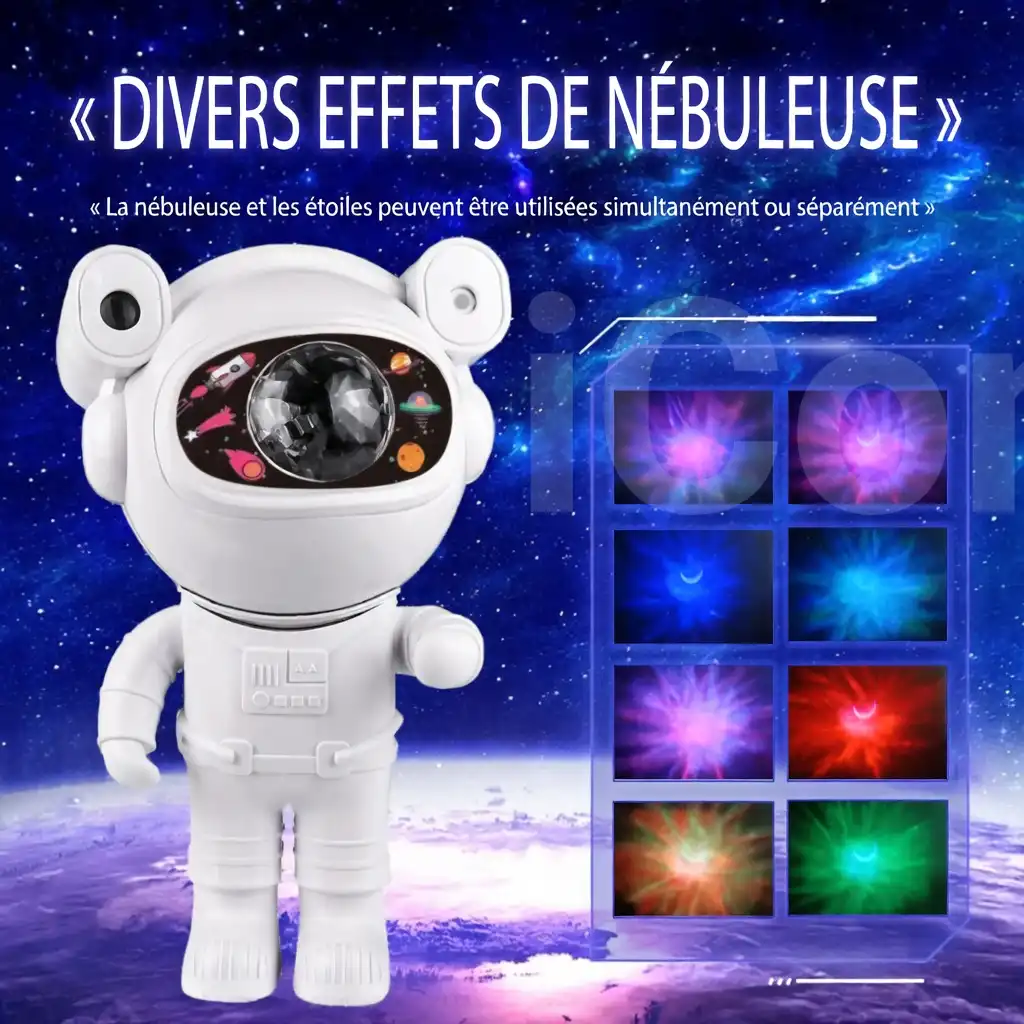 Projecteur Galaxie + Musique - Telescopes - Edea