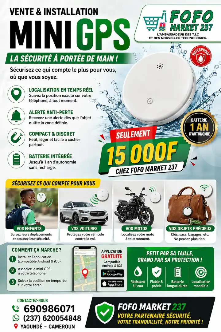 Mini GPS - Safety & Security - Yaounde 2