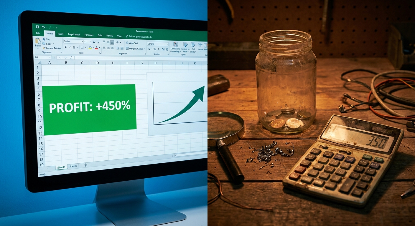 The Gross Margin Delusion: Why Your '60% Profit' is Leaving You Broke
