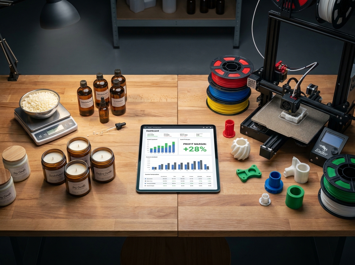 Why Your Candle and Print Pricing Formula is Lying to You: The Engineer’s Guide to Real Profit