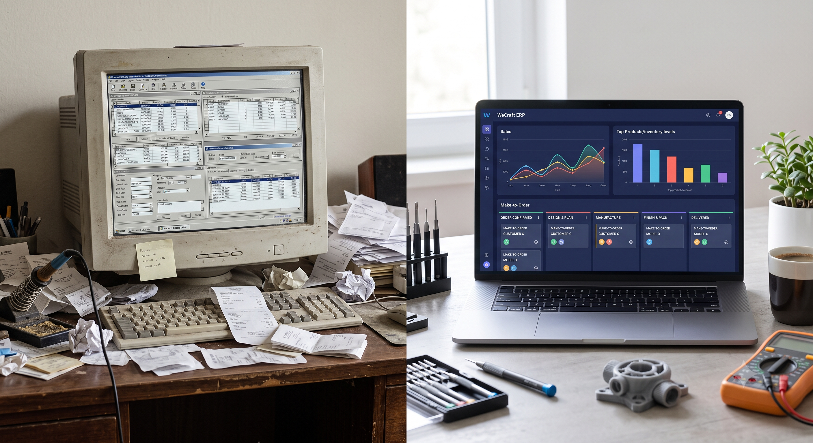 Vercos ERP vs. StockSmith (formerly Craftybase): Which Software is Right for Your Studio?