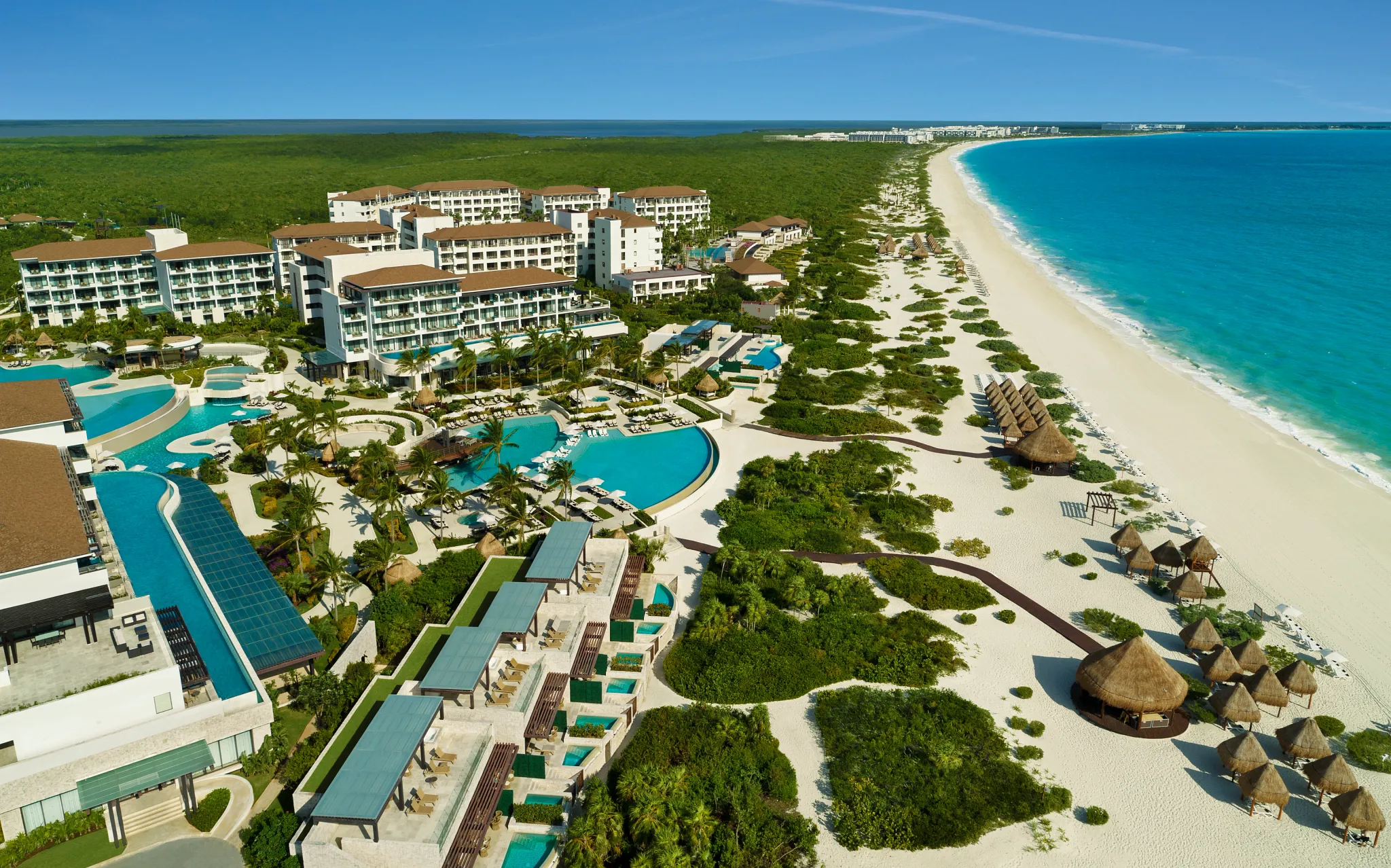 Aerial view of Dreams Playa Mujeres